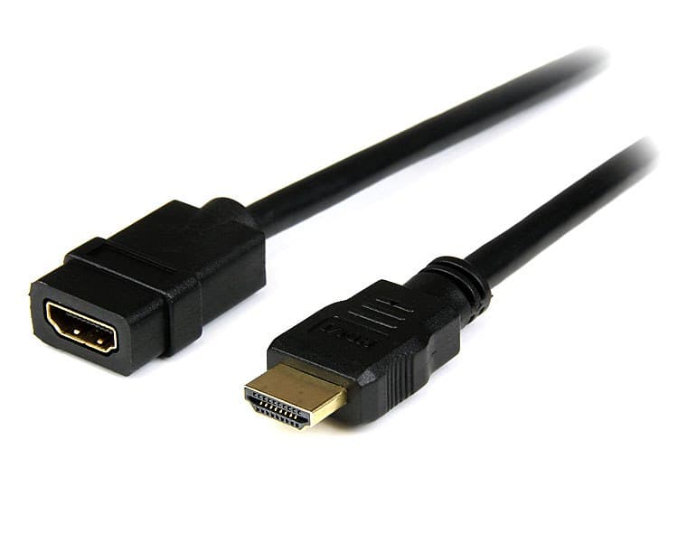 STARTECH STARTECH.COM 2M 6FT HDMI EXTENSION CABLE, 4K 30HZ UHD HDMI CABLE EXTENDER LTW HDEXT2M