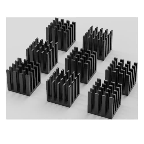 QNAP QNAP Heatsink for M.2 SSD module,15*15MM, Black, self adhesive.8 pcs HS-M2SSD-06