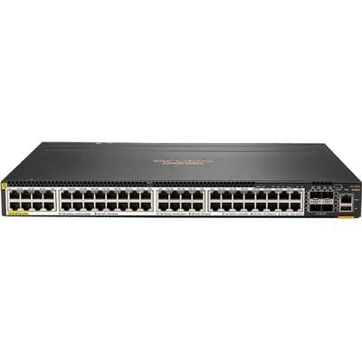 HPE HPE ANW 6300M 48-port HPE Smart Rate 1/2.5/5GbE Class 6 PoE and 4-port SFP56 Switch JL659A