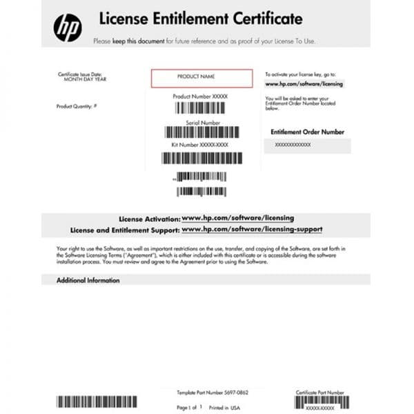 HPE HPE Aruba Cntrlr Per AP RFProtect Lic E-LTU JW474AAE