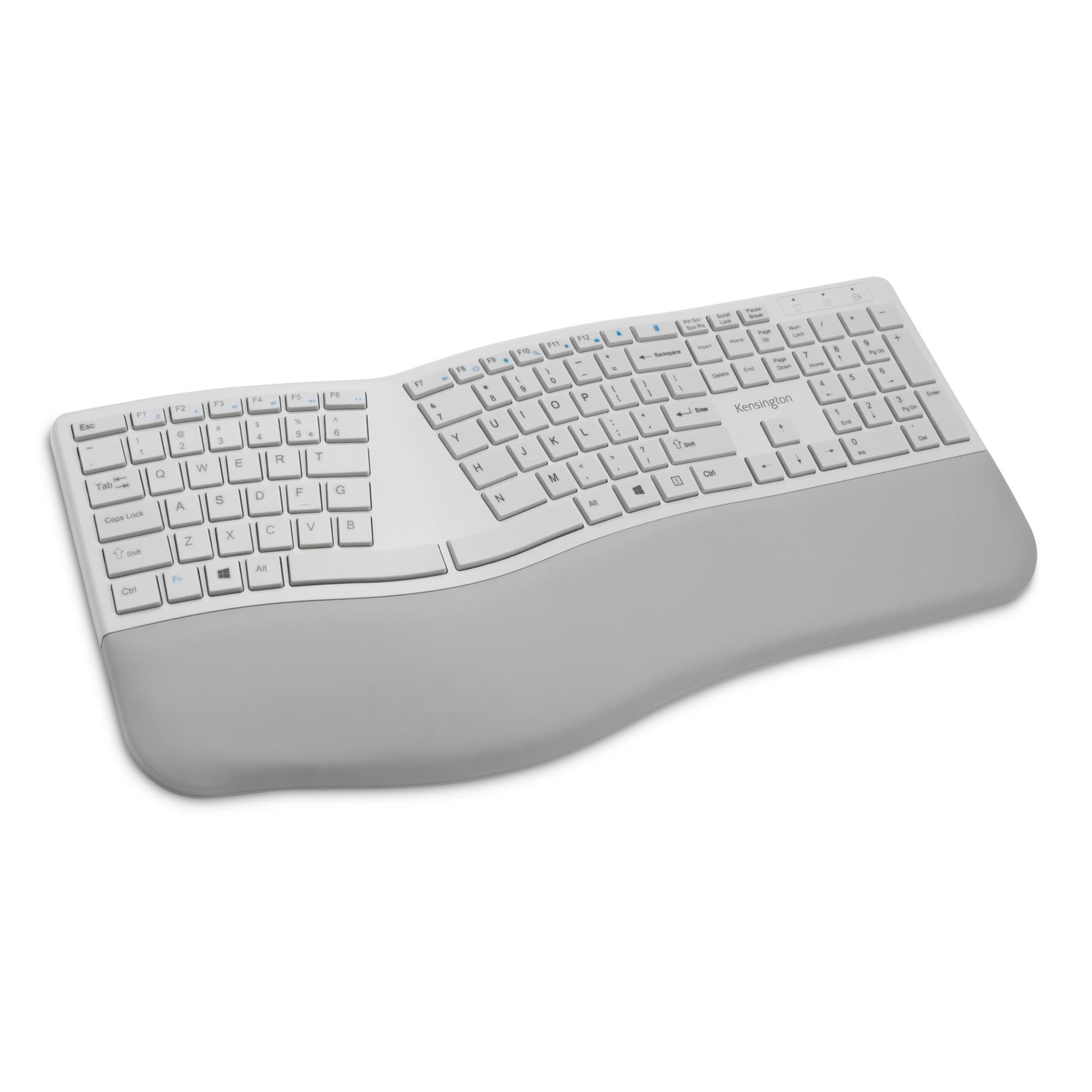 KENSINGTON KENSINGTON DUAL WIRELESS ERGO KEYBOARD - GREY K75402US