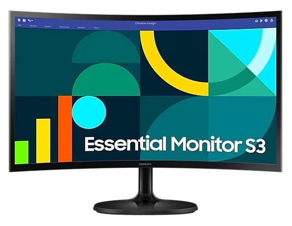 SAMSUNG SAMSUNG S3 S36GD 27" CURVE (16:9) FHD VA MONITOR, 1800R, 100HZ, , D-SUB, HDMI, 3YR LS27D360GAEXXY