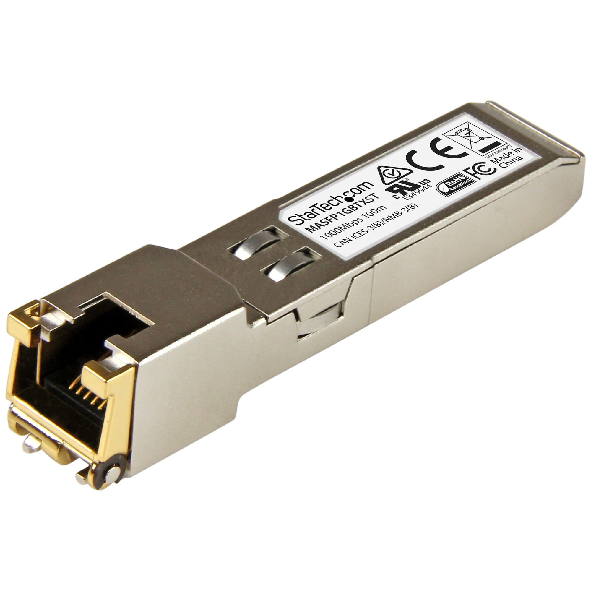 STARTECH STARTECH.COM GB RJ45 COPPER SFP - CISCO MERAKI MA-SFP-1GB-TX COMPATIBLE, LTW MASFP1GBTXST
