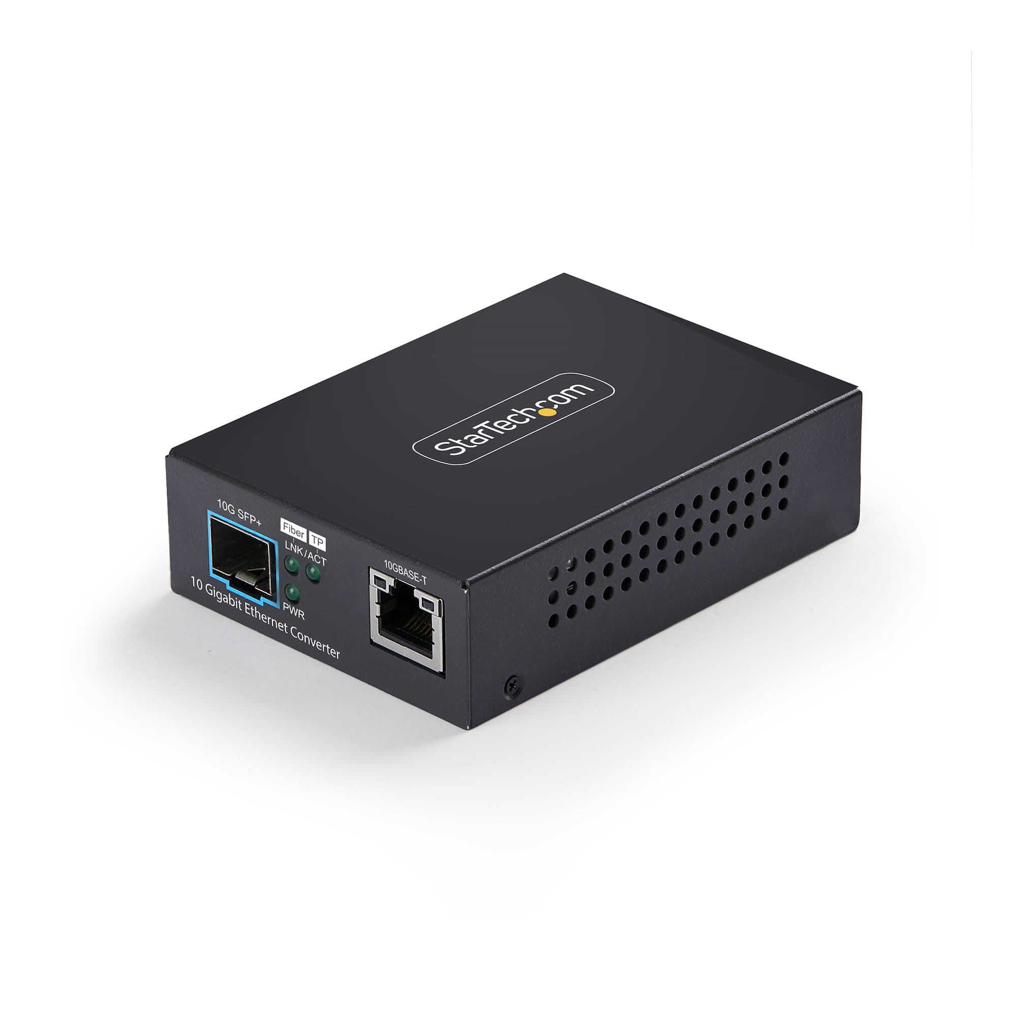STARTECH STARTECH.COM 10GBE TO 10GBASE-X SFP+ FIBER MEDIA CONVERTER, TAA, 2 YR MCM10GSFP2