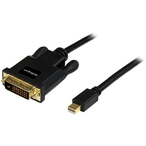 STARTECH STARTECH.COM 1.8M MINI DISPLAYPORT TO DVI ADAPTER CABLE - MINI DP TO DVI-D 3 YR MDP2DVIMM6B