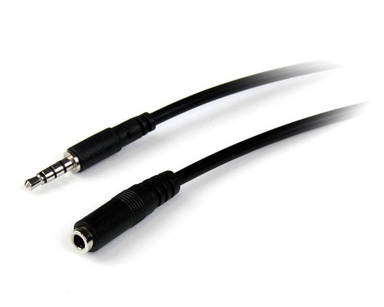STARTECH STARTECH.COM 2 M 3.5MM AUDIO EXTENSION CABLE - 4 POSITION TRRS - M/F LTW MUHSMF2M