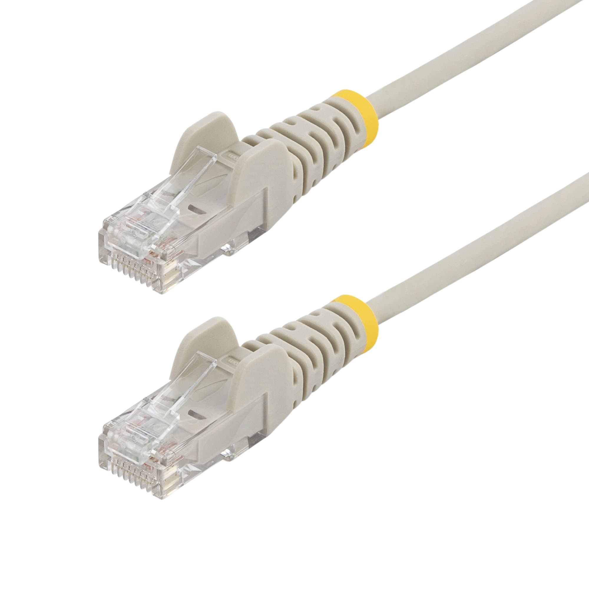 STARTECH STARTECH.COM 5M GRAY SLIM CAT6 ETHERNET CABLE, SNAGLESS, 28AWG, LSZH, LTW N6PAT5MGRS