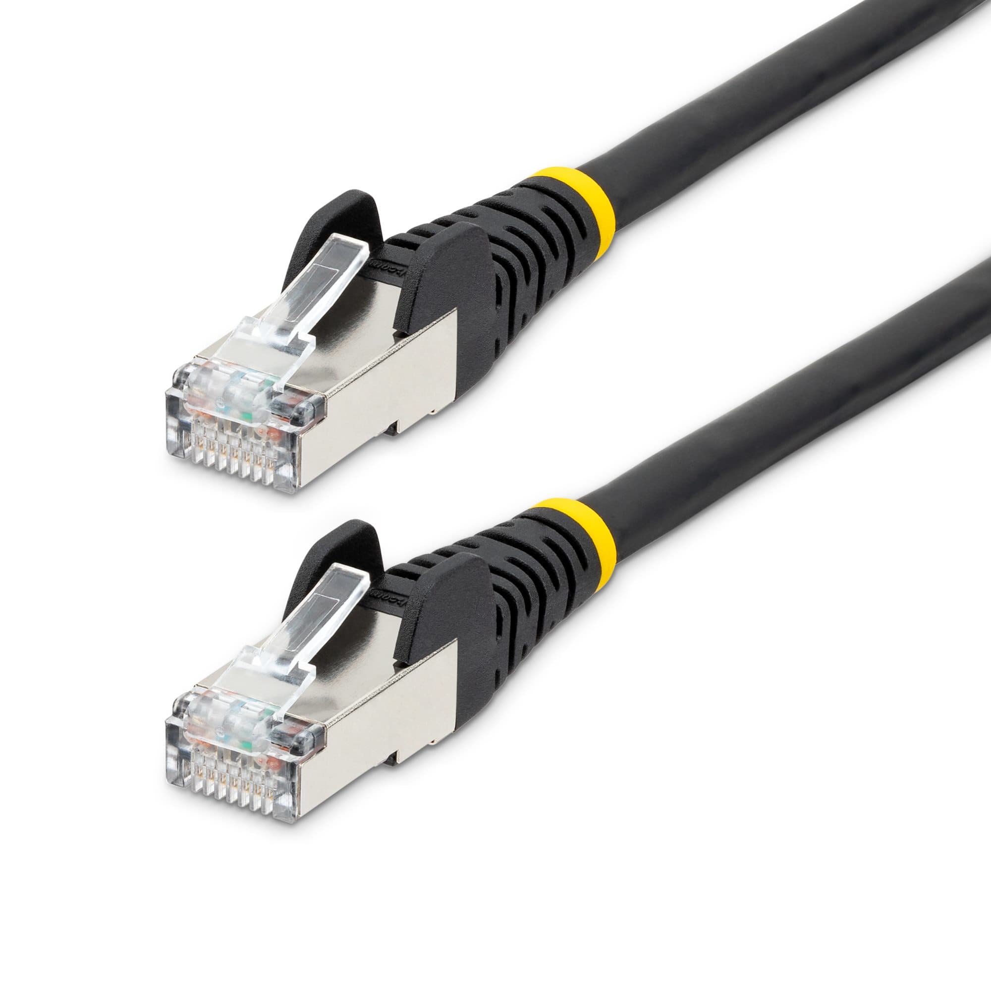 STARTECH STARTECH.COM 1M LSZH CAT6A ETHERNET CABLE - 10GBE S/FTP 100W POE BLACK LTW NLBK-1M-CAT6A-PATCH