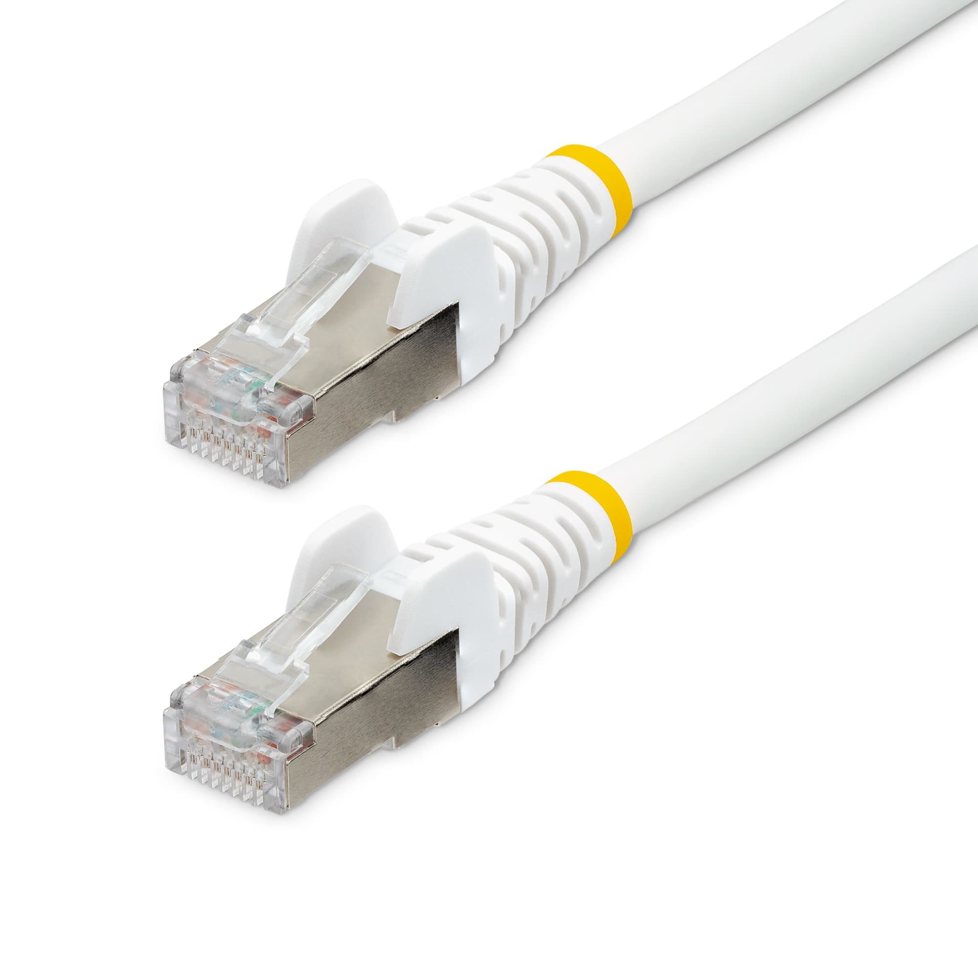 STARTECH STARTECH.COM 3M LSZH CAT6A ETHERNET CABLE - 10GBE S/FTP 100W POE WHITE LTW NLWH-3M-CAT6A-PATCH