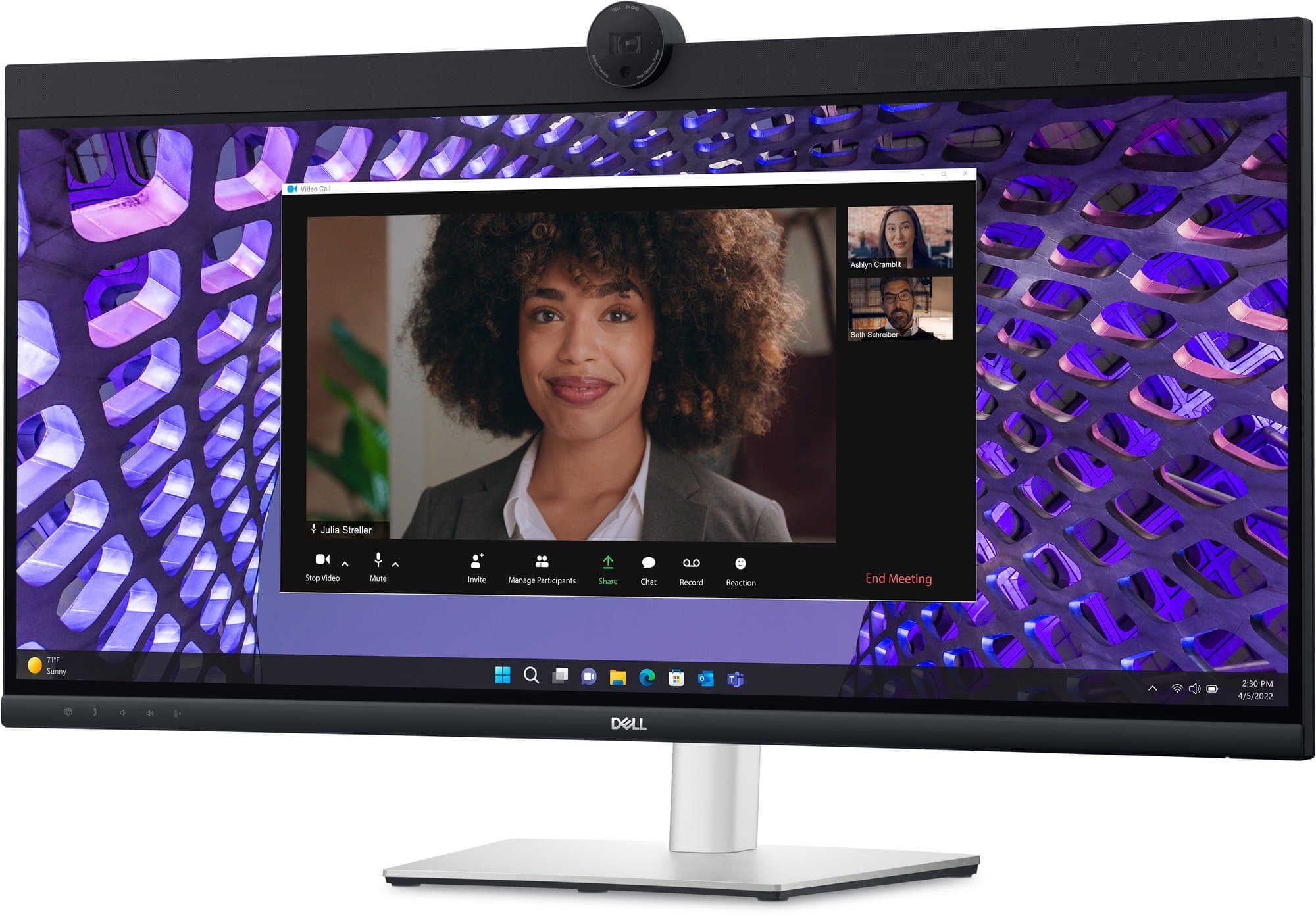 DELL DELL P-SERIES 34" (21:9) IPS CURVED WQHD 3440x1440 90W USB PD HDMI DP RJ45 WEBCAMH/ADJ 3YR P3424WEB