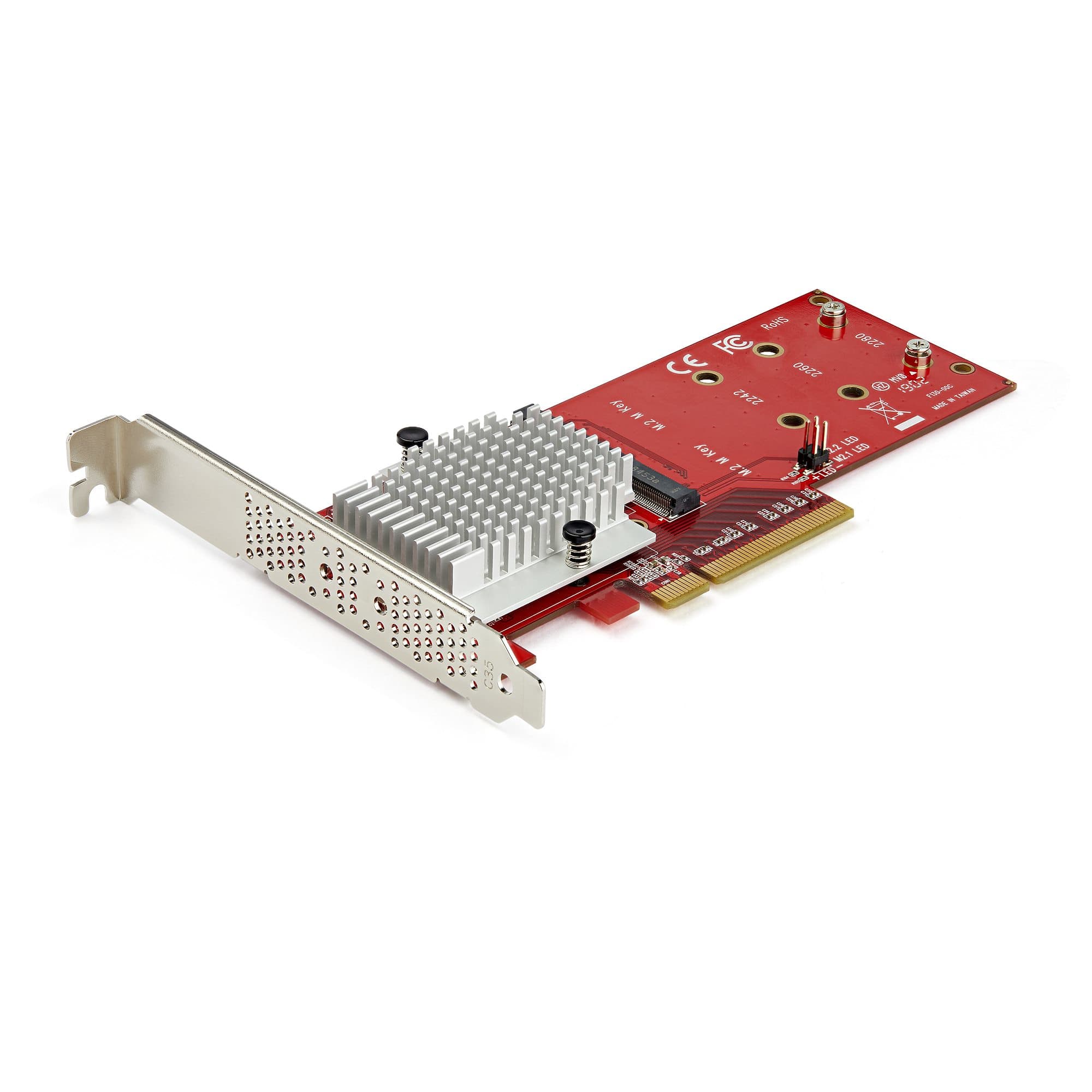 STARTECH STARTECH.COM STARTECH.COM X8 DUAL M.2 PCI EXPRESS SSD ADAPTER - PCIE 3.0, 2 YR PEX8M2E2