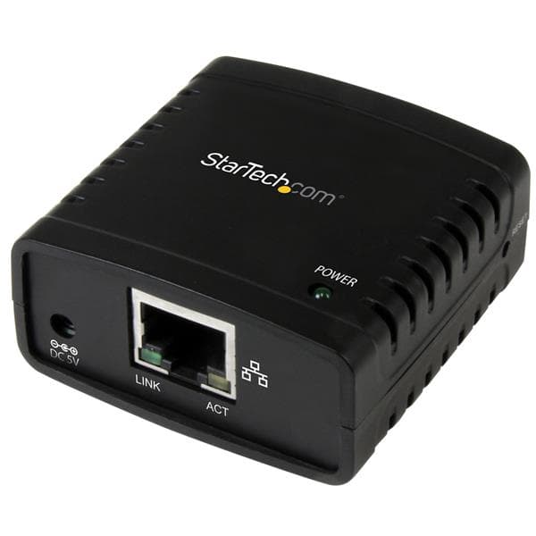 STARTECH STARTECH.COM 10/100MBPS ETHERNET TO USB 2.0 NETWORK LPR PRINT SERVER 2 YR PM1115U2