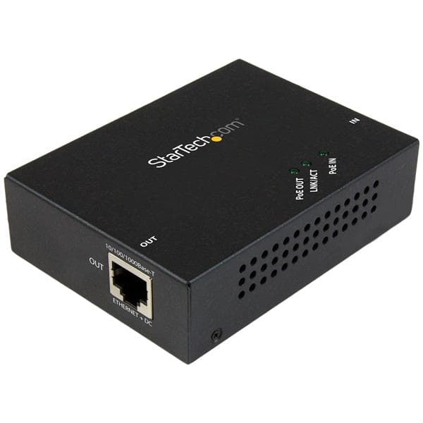 STARTECH STARTECH.COM POE+ RANGE EXTENDER - GIGABIT POWER OVER ETHERNET REPEATER, 2 YR POEEXT1GAT