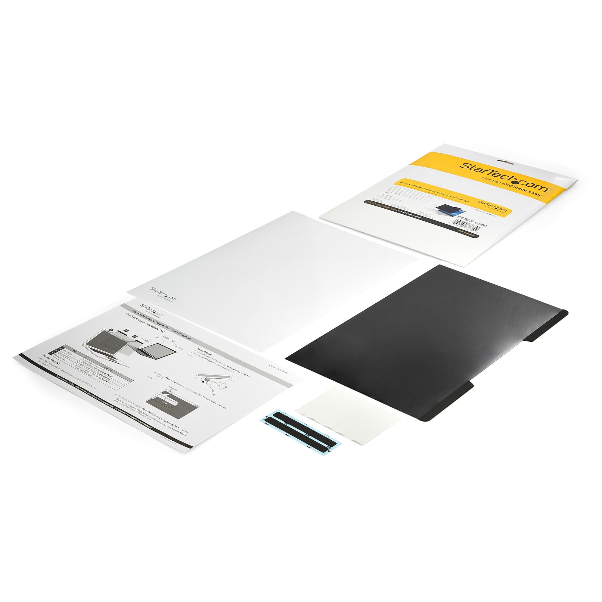 STARTECH STARTECH.COM LAPTOP PRIVACY SCREEN 15" NOTEBOOK - MAGNETIC SECURITY FILTER 2 YR PRIVSCNLT15
