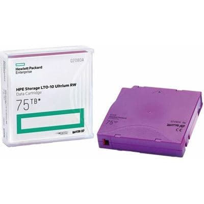 HPE HPE LTO-10 75TB RW Data Cartridge Q2080A