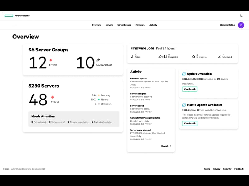 HPE HPE Compute Ops Management Standard 3yr Upfront ProLiant SaaS R7A11AAE