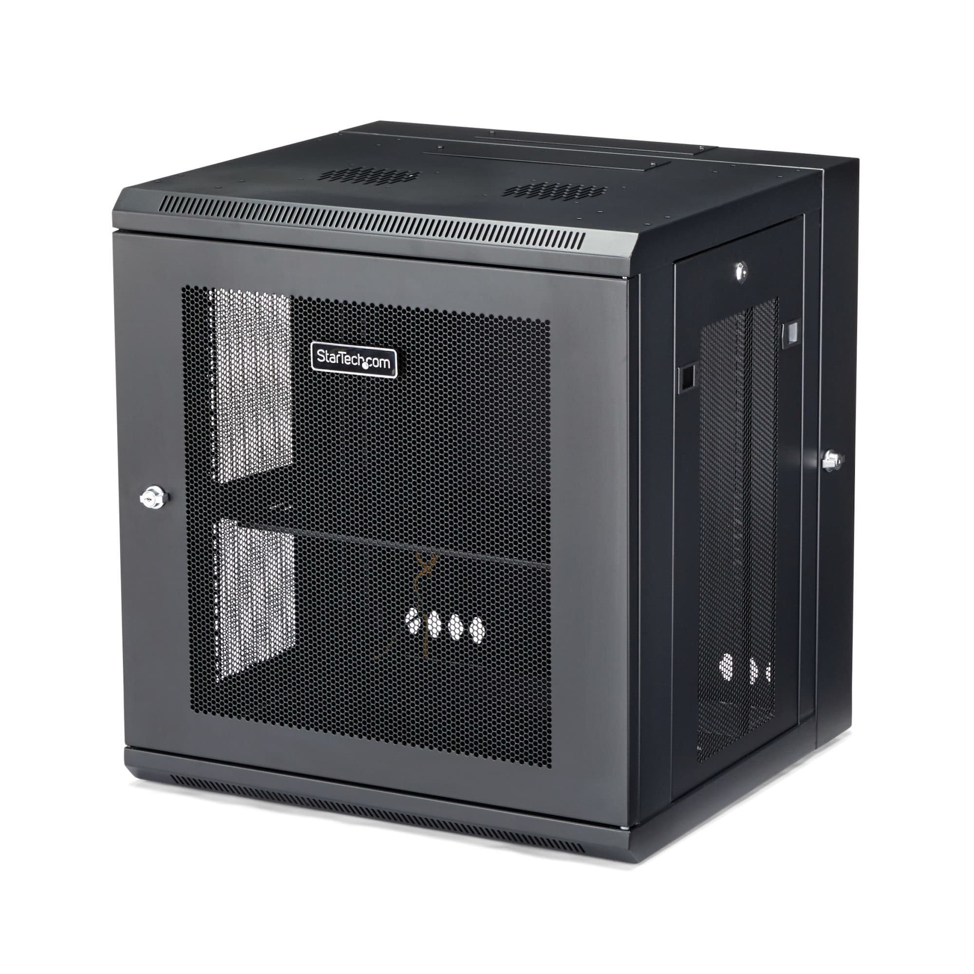 STARTECH STARTECH.COM 12U SERVER RACK ENCLOSURE WITH HINGE - WALL MOUNT RACK, 5 YR RK12WALHM