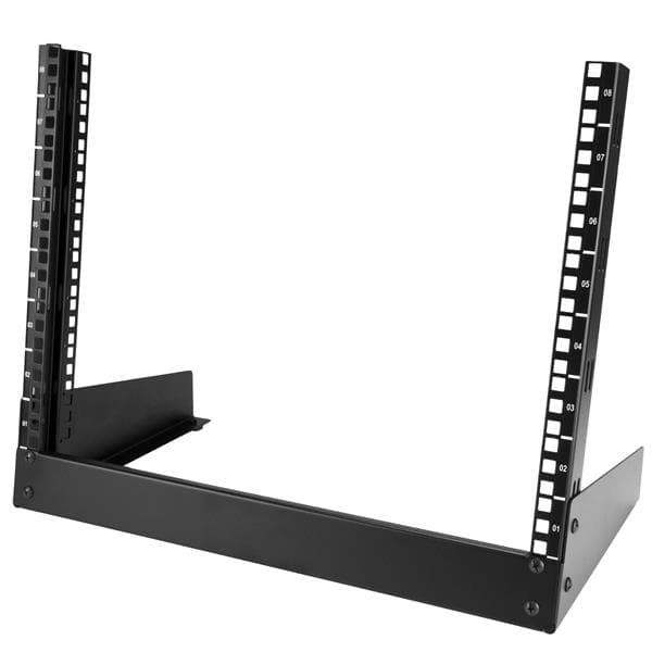 STARTECH STARTECH.COM 2-POST SERVER RACK FOR DESKTOPS - 8U OPEN FRAME RACK CABINET LTW RK8OD