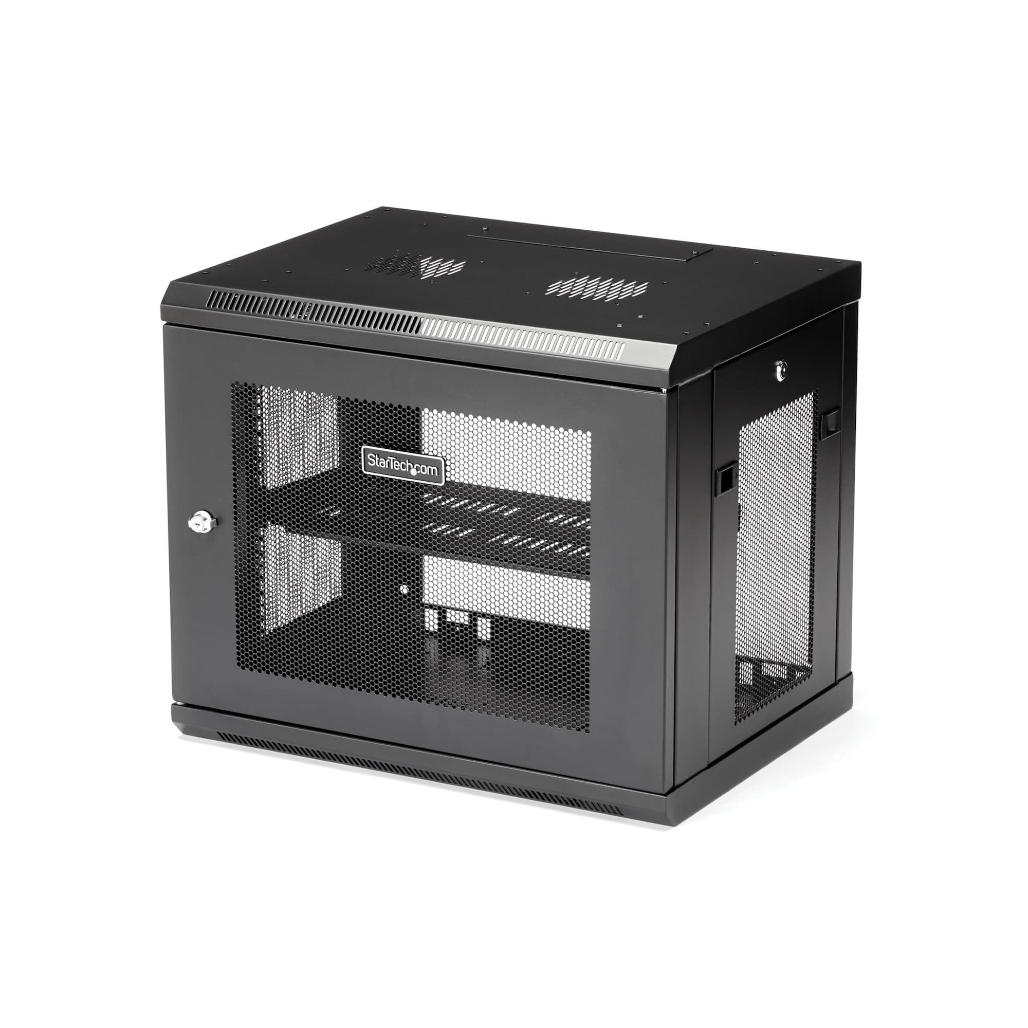 STARTECH STARTECH.COM 9U WALL MOUNT RACK - WALL MOUNT SERVER AND NETWORK CABINET, 5 YR RK9WALM