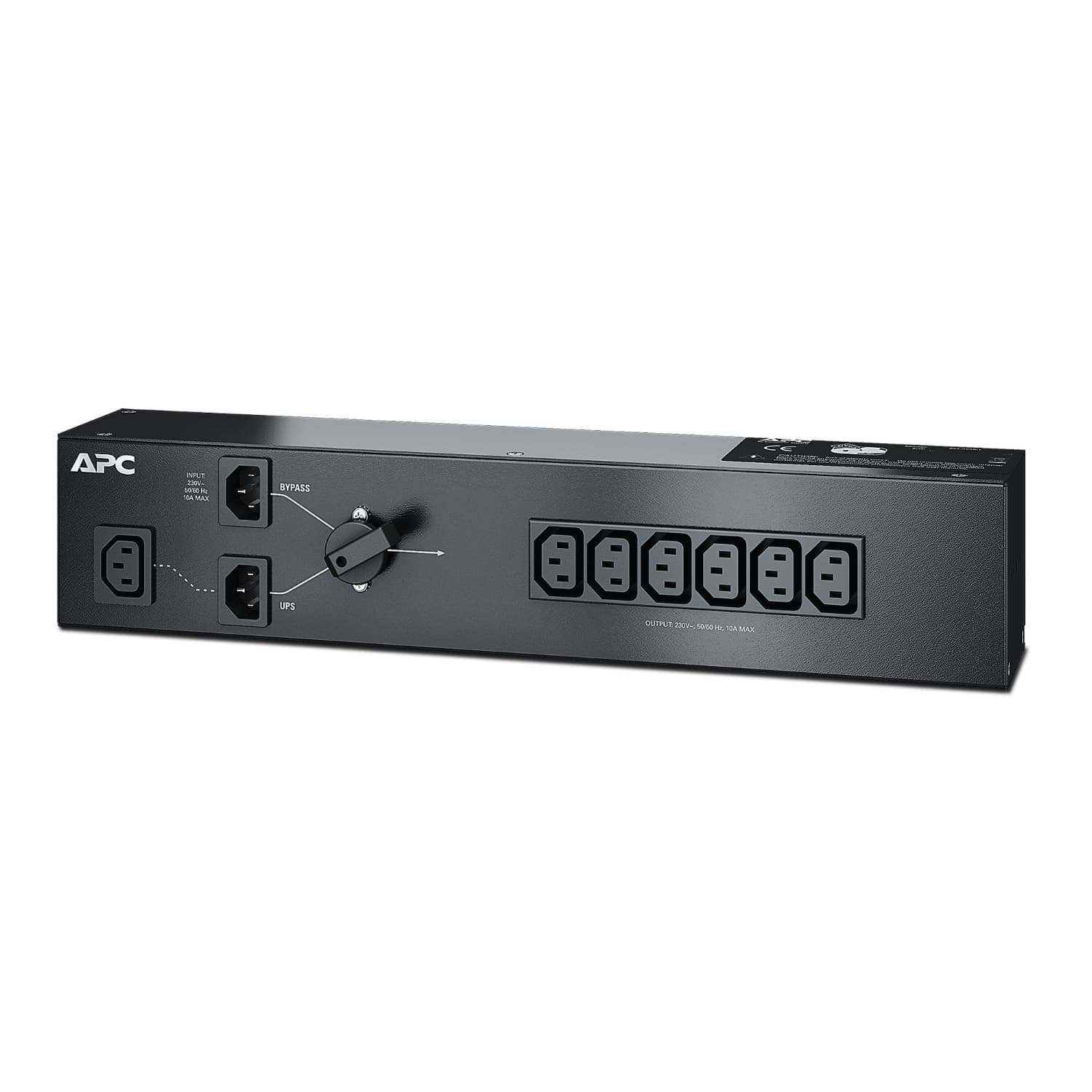 APC APC (SBP1500RMI) SERVICE BYPASS PDU, 230V 10AMP W/ (6) IEC C13 SBP1500RMI