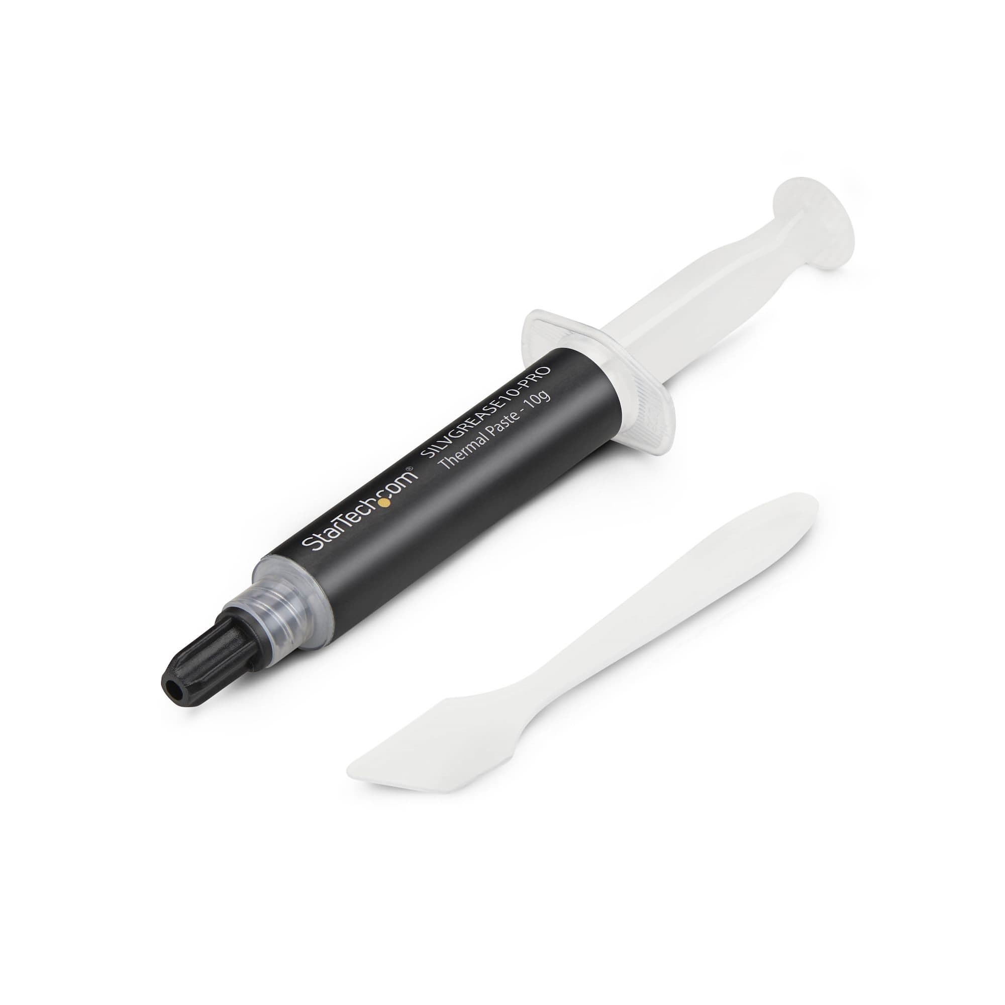 STARTECH STARTECH.COM HIGH-PERFORMANCE SILICONE THERMAL PASTE, CPU COMPOUND/GREASE, 2 YR SILVGREASE10-PRO