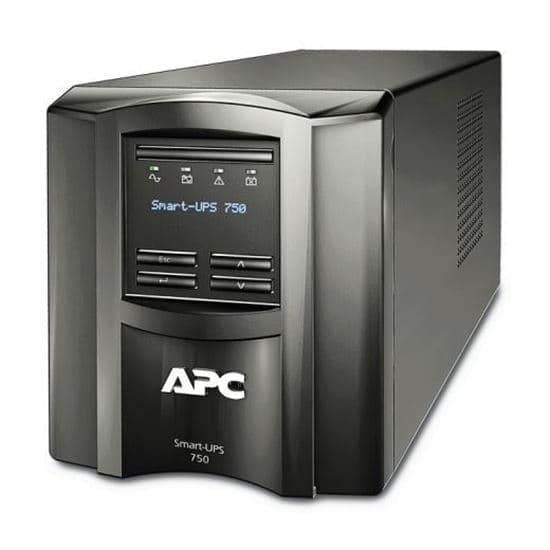 APC APC SMART UPS(SMT) 750VA, IEC(6), USB, SERIAL, SMART SLOT, LCD,TWR, SMART CONNECT-3Y WTY SMT750IC