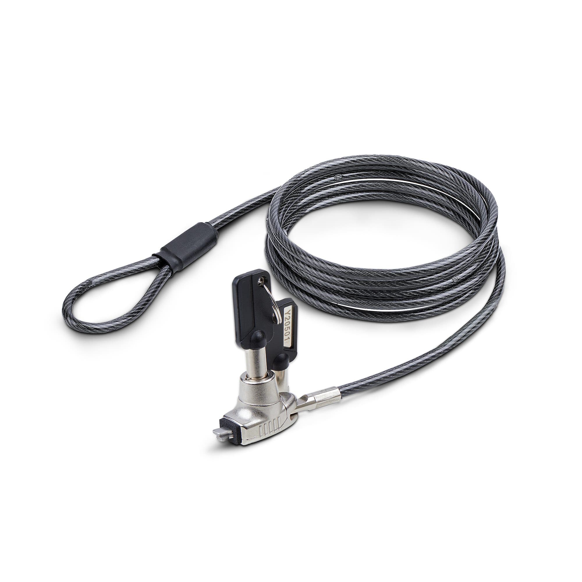 STARTECH STARTECH.COM SLIM LOCK NOBLE WEDGE SLOT COMPATIBLE, 1.5M LOCKING CABLE, 2 YR SNBLK-LAPTOP-LOCK