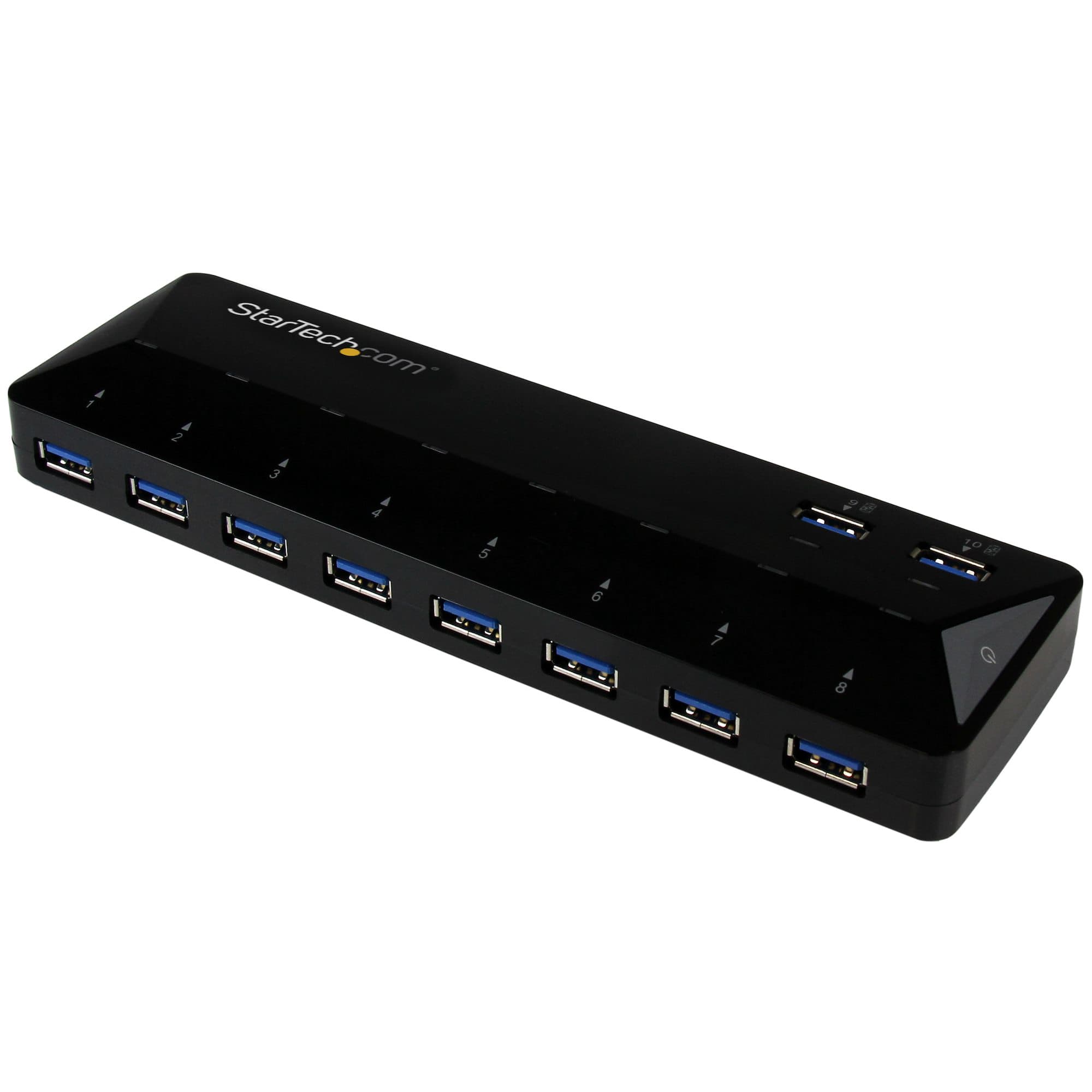 STARTECH STARTECH.COM 10 PORT USB 3.0 HUB 10X USB-A W/ 2X FAST CHARGE - SELF POWERED 2 YR ST103008U2C