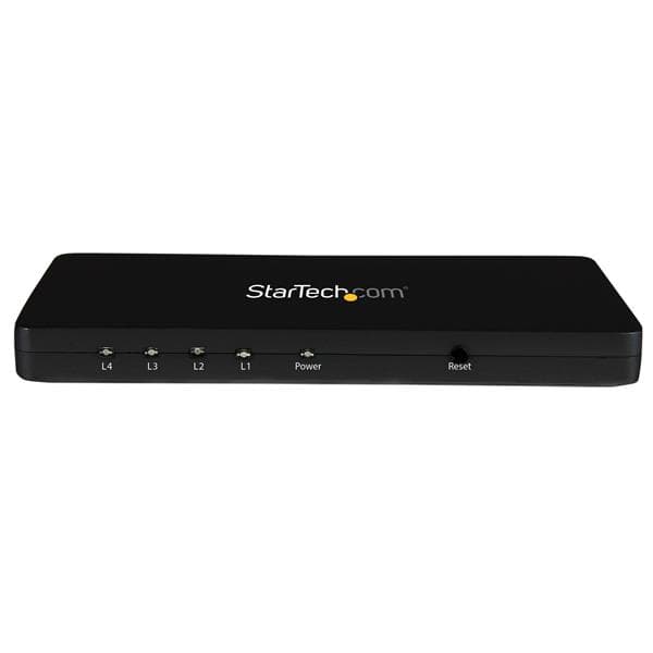 STARTECH STARTECH.COM 4K HDMI 4-PORT VIDEO SPLITTER 1X4 HDMI SPLITTER 4K 30HZ 2 YR ST124HD4K