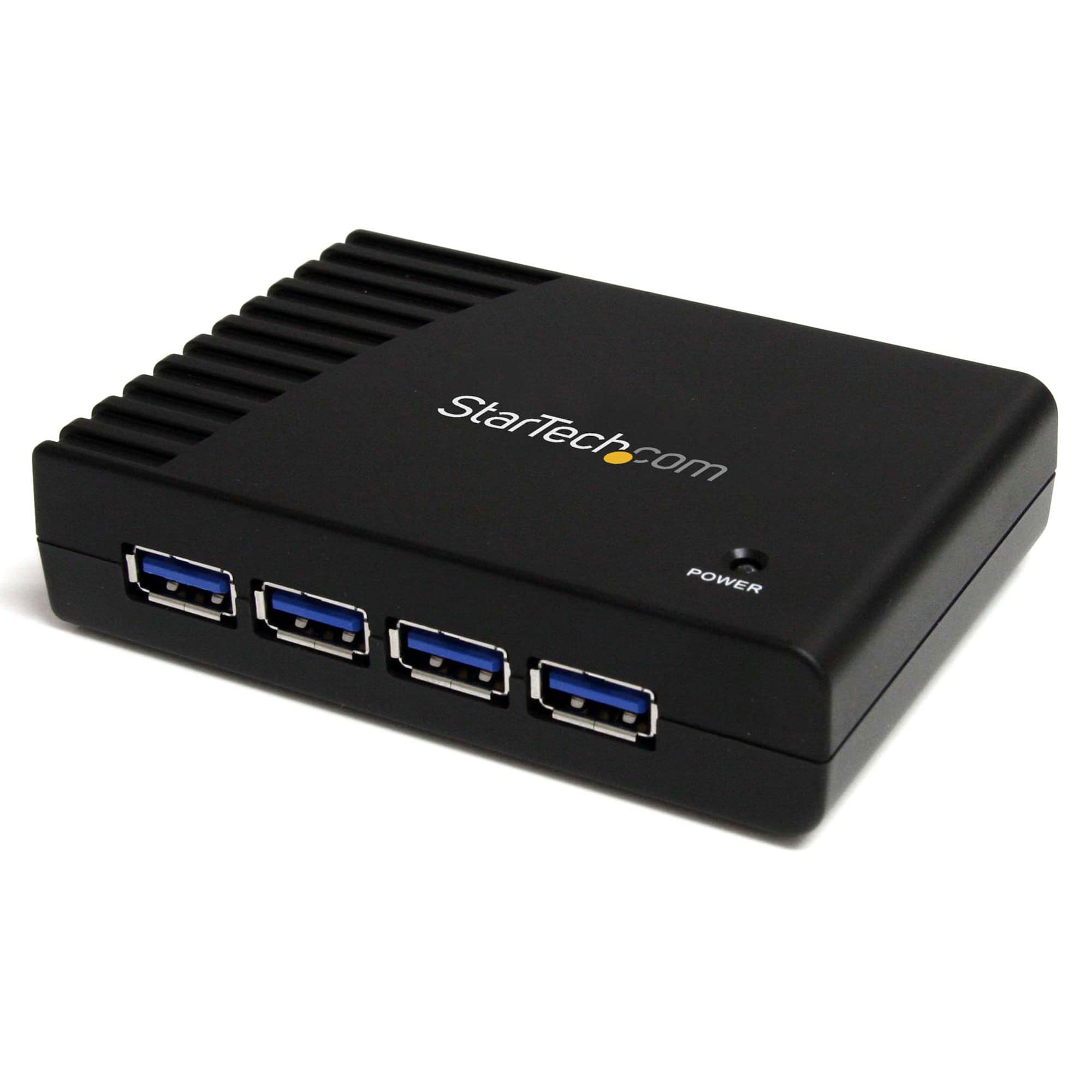 STARTECH STARTECH.COM 4 PORT BLACK SUPERSPEED USB 3.0 HUB, 2 YR ST4300USB3