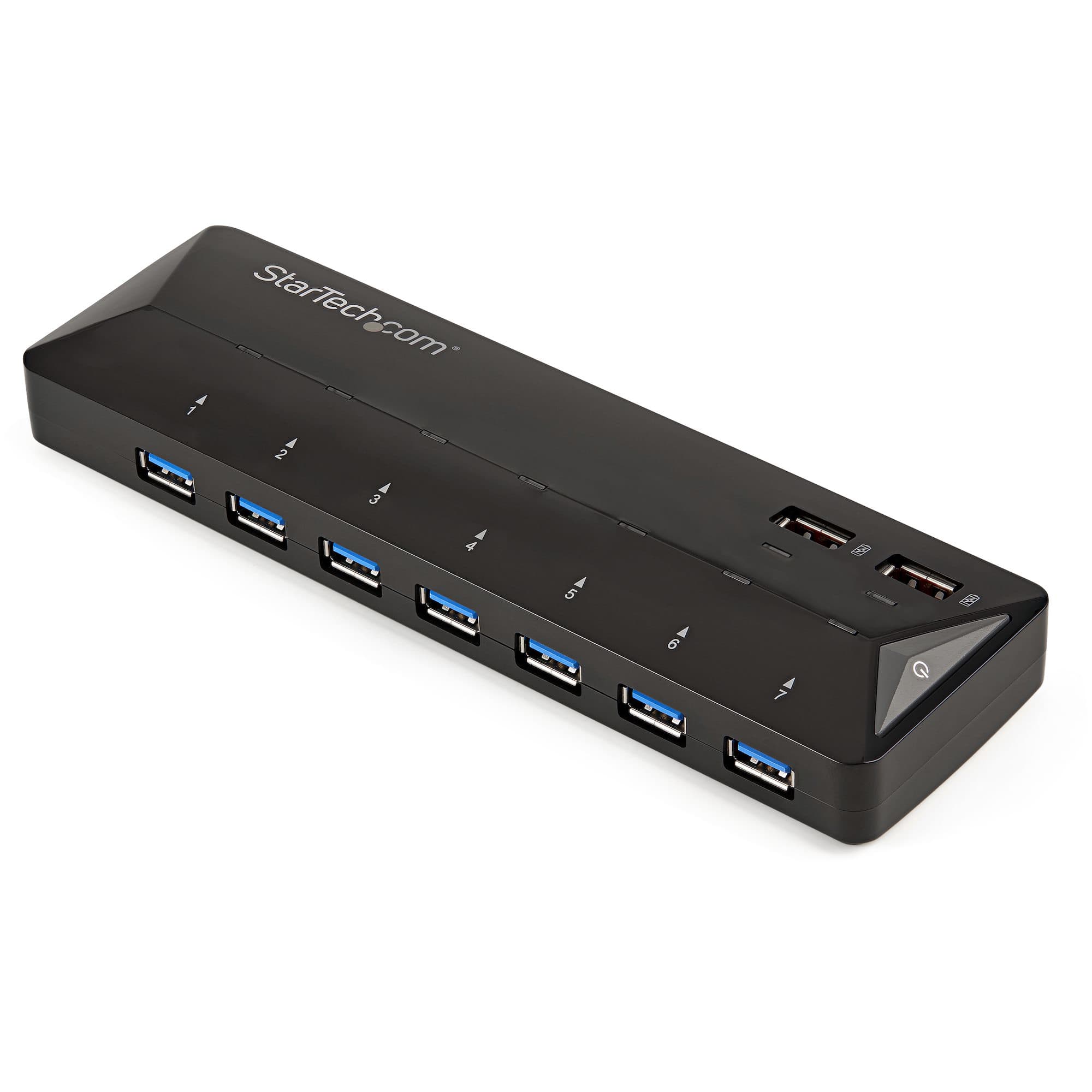 STARTECH STARTECH.COM 7 PORT USB 3.0 HUB (USB-A) PLUS 2X FAST CHARGE - SELF POWERED 2 YR ST93007U2C