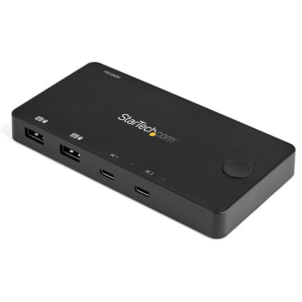 STARTECH STARTECH.COM 2 PORT USB C KVM SWITCH - UHD 4K 60HZ HDMI W/USB TYPE C CABLES 2 YR SV211HDUC