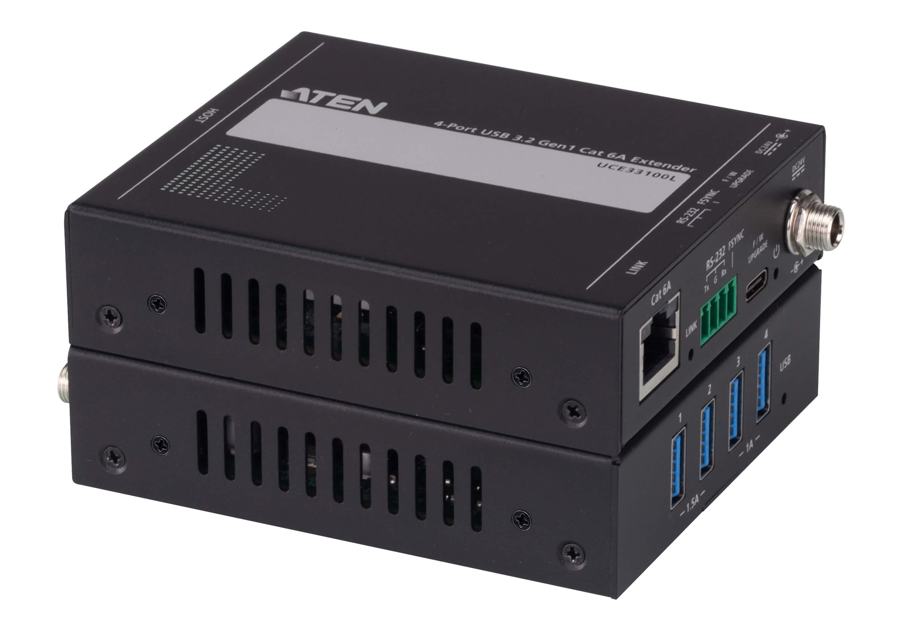 ATEN ATEN 4-PORT USB 3.2 GEN 1 CAT 6A EXTENDER (UP TO 100 M) UCE33100-AT-B