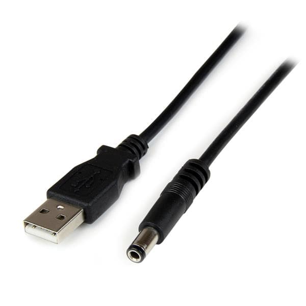 STARTECH STARTECH.COM 1M USB TO TYPE N BARREL 5V DC POWER CABLE - USB A TO 5.5MM DC LTW USB2TYPEN1M