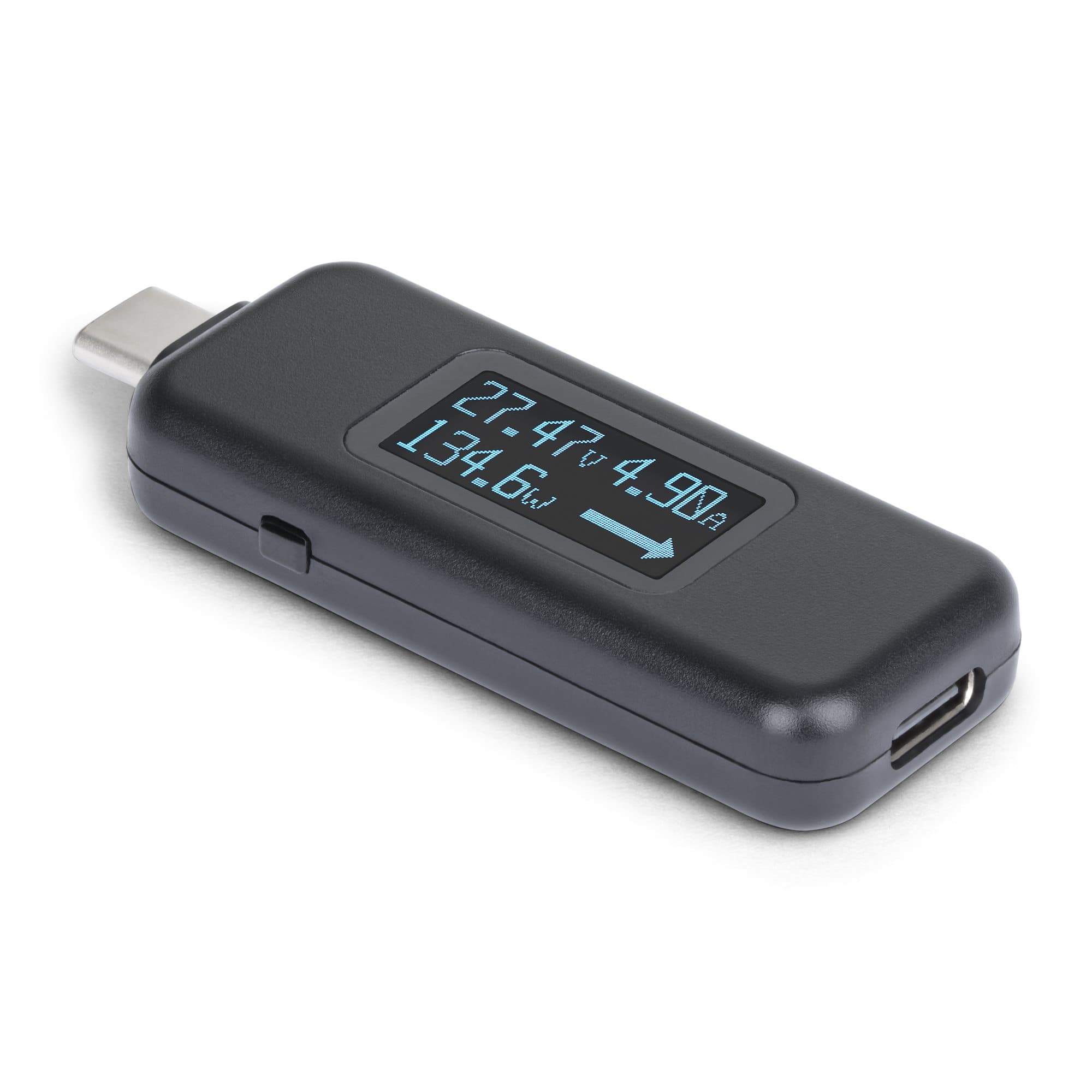 STARTECH STARTECH.COM USB-C POWER TESTER, BI-DIRECTIONAL DIGITAL VOLTAGE/CURRENT, 2 YR USBC-PWRTESTER