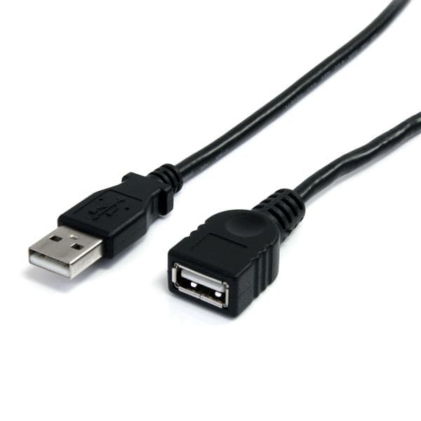 STARTECH STARTECH.COM 10 FT BLACK USB 2.0 EXTENSION CABLE A TO A - M/F LTW USBEXTAA10BK