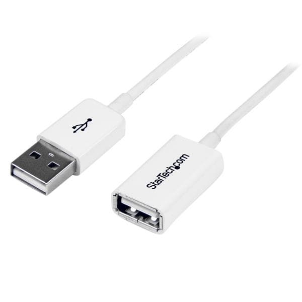 STARTECH STARTECH.COM WHITE USB 2.0 EXTENSION CABLE A TO A - M/F LTW USBEXTPAA1MW