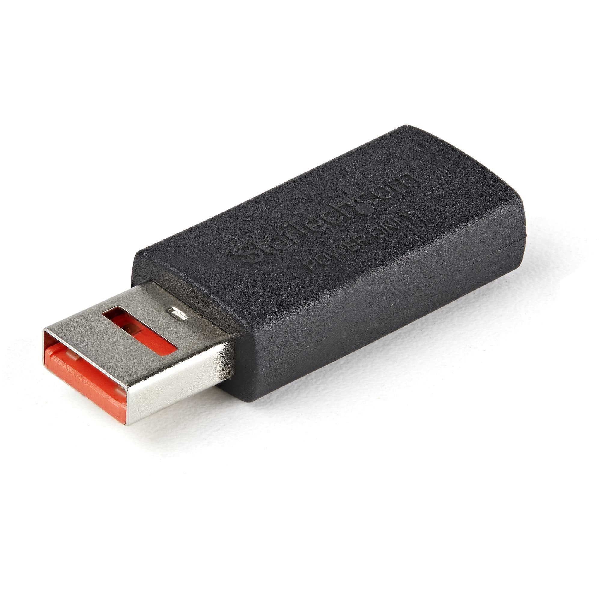 STARTECH STARTECH.COM SECURE CHARGING USB DATA BLOCKER ADAPTER MALE/FEMALE ADAPTER LTW USBSCHAAMF