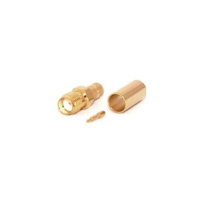 Go Wireless NZ RP-SMA Female CRIMP Connector for LMR195/RG58 C-SMA8-195