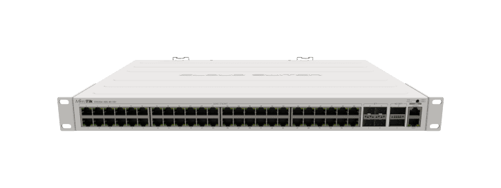 MikroTik MikroTik Cloud Router 48 Port Gigabit Switch with 10 Gbps and 40 Gbps Fibre Ports CRS354-48G-4S+2Q+RM