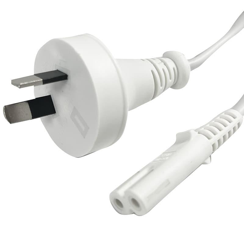 Go Wireless NZ 1.8 Meter Figure 8 Power Cable - White FIG818