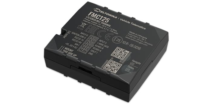 Teltonika Telematics Teltonika LTE Tracker terminal with GNSS, LTE/GSM connectivity RS485/RS232 and backup battery FMC125