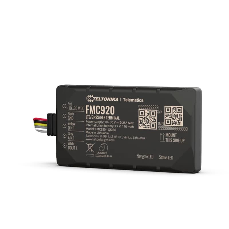 Teltonika Telematics Teltonika FMC920 Compact 4G LTE Cat 1 GPS Tracker FMC920