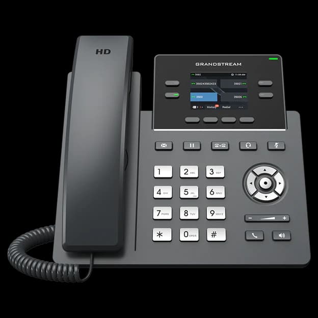 Grandstream Networks Grandstream GRP2612G 4 Lines 2 SIP and 2.4 inch Colour Screen with Gigabit Ethernet GRP2612G