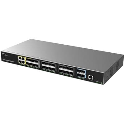 Grandstream Networks Grandstream Enterprise Layer 3 Managed Aggregation Switch, 20 x SFP, 4 x SFP/GigE Combo, 4 x SFP+, Redundant PSU Support GWN7831