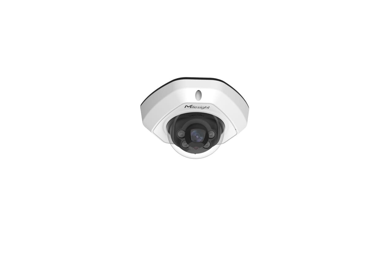 Milesight Milesight 5MP NDAA AI Vandal-proof Mini Dome Network Camera - Cable Out MS-C5373-PD