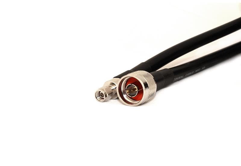 Go Wireless NZ N-Male to RP-SMA Male 500cm 50 Ohm Coax Pigtail P-24