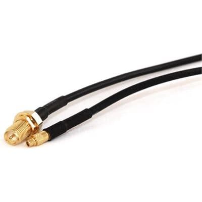 Go Wireless NZ RP-SMA Female Bulkhead to MMCX Male 20cm Coax Pigtail P-44