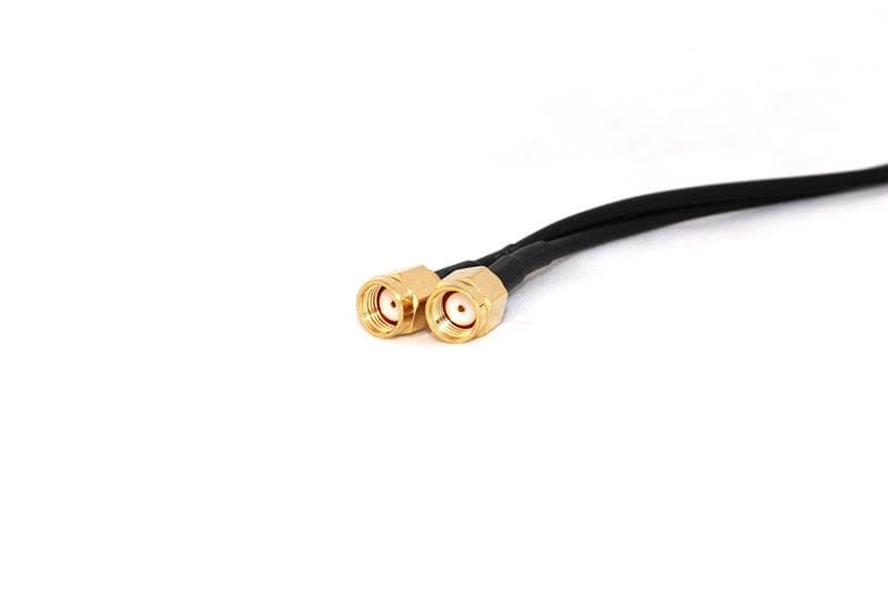 Go Wireless NZ RP-SMA Male to RP-SMA Male 150mm 50 Ohm Coax Pigtail P-55