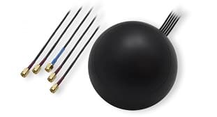 Teltonika Teltonika Combo MIMO 4G LTE Mobile/GNSS/WIFI Roof SMA Antenna PR1KCO28